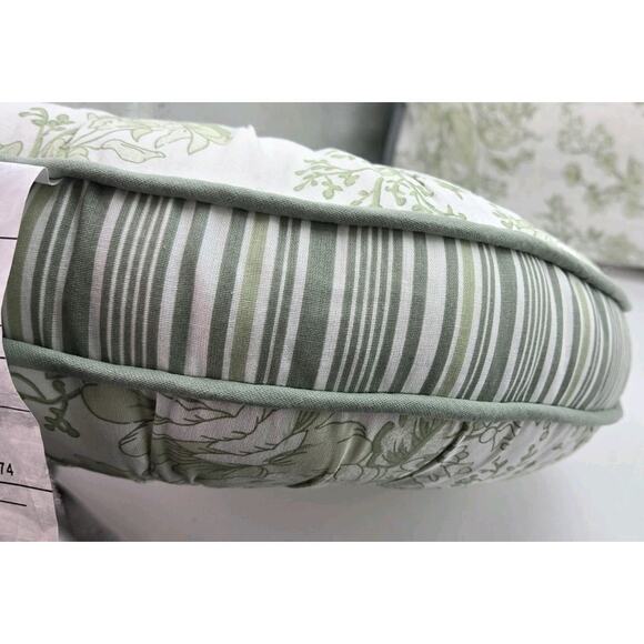 NEW Laurel Manor Toile Garden Sage Green KING Cotton Quilt & 2 Pillows Set Farm - Picture 7 of 12